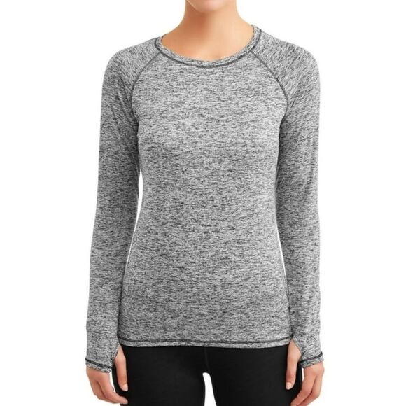 ClimateRight by Cuddl Duds Women's Long Sleeve Crewneck Pullover Top - Picture 1 of 11